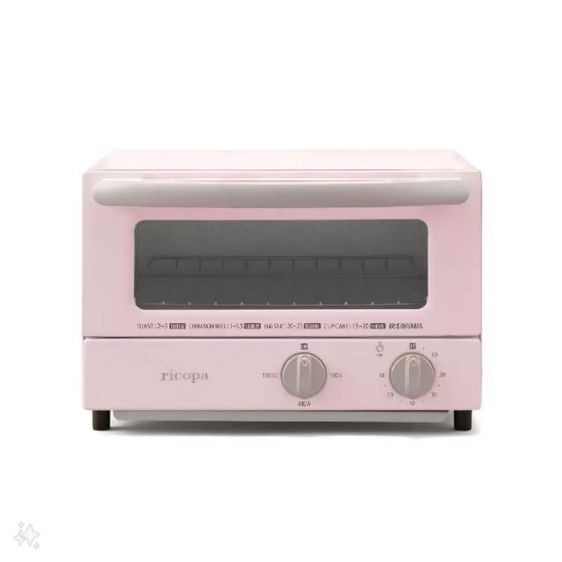 เตาอบ มินิ มัลติฟังก์ซั่น ไอริส โอยามะ IRIS OHYAMA Ricopa Toaster รุ่น EOT-R021 สีชมพู