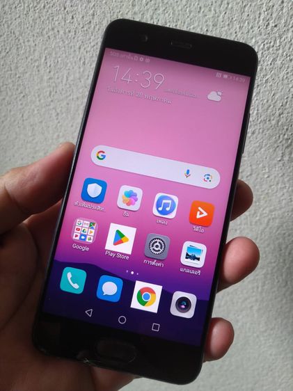 64 GB P10 Huawei Phone ราคาถูกพร้อมใช้แรม4รอม64เอ็นดรอยV9ตำหนินิดหน่อยมีรอยร้าวบางบางล่าง
