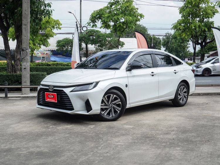 Toyota Yaris 2019 1.2 E Sedan เบนซิน ไม่ติดแก๊ส เกียร์อัตโนมัติ เทา รูปที่ 1