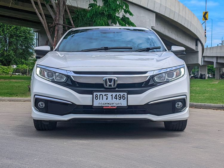 Honda Civic 2019 1.8 EL i-VTEC Sedan เบนซิน ไม่ติดแก๊ส เกียร์อัตโนมัติ ขาว รูปที่ 2