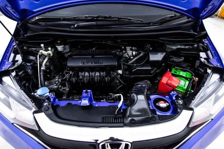 Honda Jazz 2017 1.5 S Sedan เบนซิน ไม่ติดแก๊ส เกียร์ธรรมดา น้ำเงิน รูปที่ 4