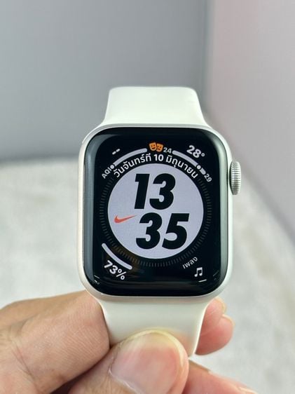 เงิน Apple watch Series 6 สภาพใหม่ GPS 40 mm. (TT0XXX)
