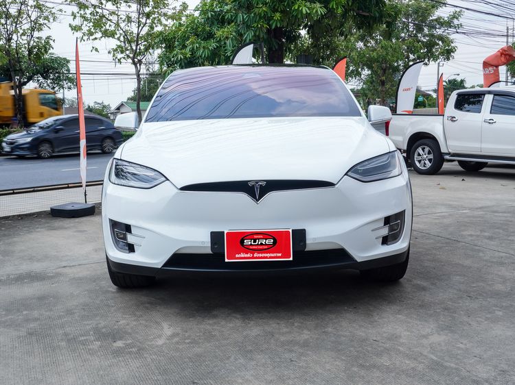 Tesla Model-X 2018 Performance 4WD Sedan ไฟฟ้า ไม่ติดแก๊ส เกียร์อัตโนมัติ ขาว รูปที่ 2