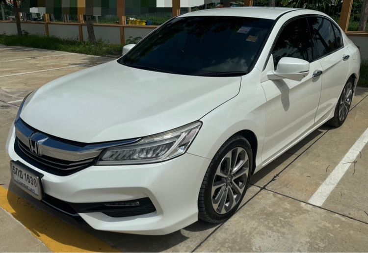 Honda Accord 2016 2.0 EL Sedan เบนซิน ไม่ติดแก๊ส เกียร์อัตโนมัติ ขาว รูปที่ 2