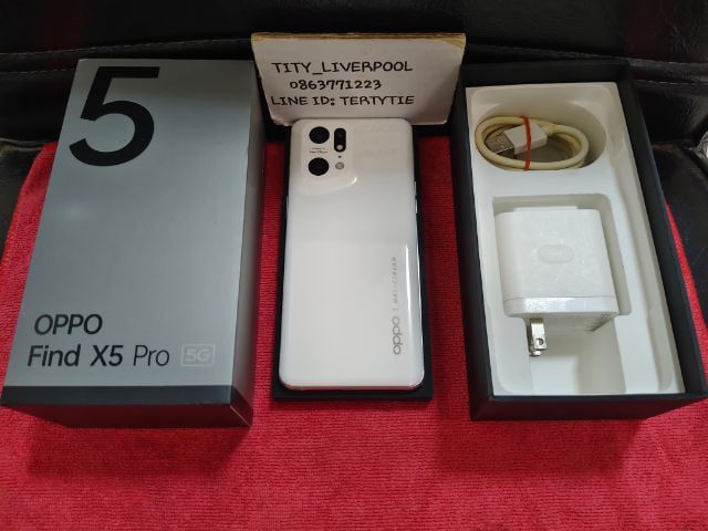 256 GB ขาย แลก เทิร์น Oppo Find X5 Pro สี Ceramic White 