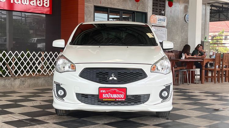 Mitsubishi Attrage 2019 1.2 GLX Sedan เบนซิน ไม่ติดแก๊ส เกียร์อัตโนมัติ ขาว รูปที่ 2