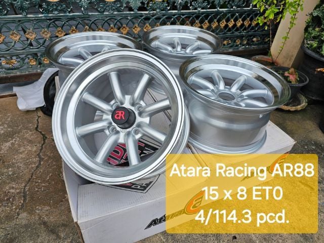 อื่นๆ อะลูมิเนียมอัลลอย 15" Atara Racing AR88 (ล้อใหม่มือ1)
15 x 8 ET0
4รู114.3