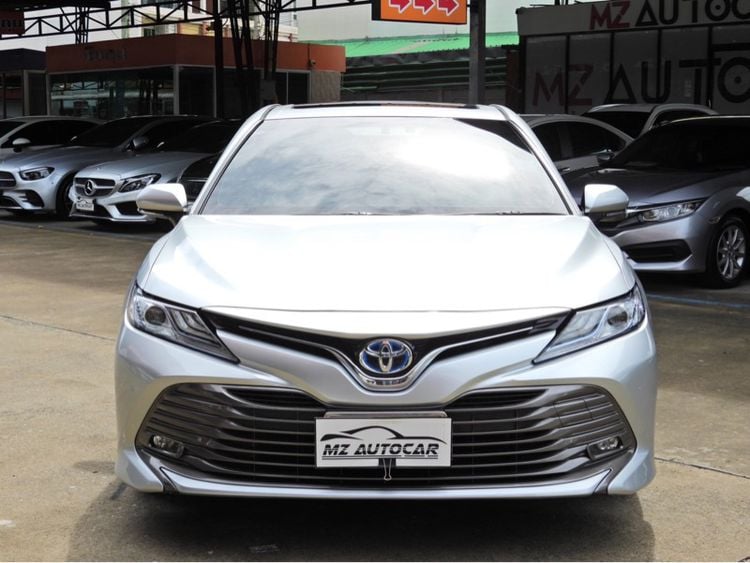 Toyota Camry 2019 2.5 Hybrid Sedan ไฮบริด เกียร์อัตโนมัติ น้ำเงิน รูปที่ 2