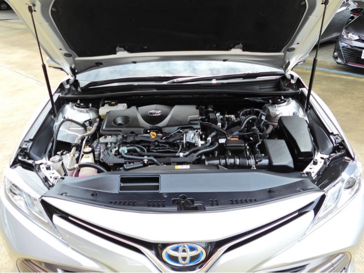 Toyota Camry 2019 2.5 Hybrid Sedan ไฮบริด เกียร์อัตโนมัติ น้ำเงิน รูปที่ 4