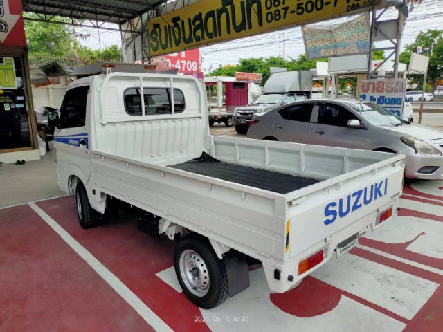 Suzuki Carry 2021 1.5 Pickup เบนซิน ไม่ติดแก๊ส เกียร์ธรรมดา ขาว รูปที่ 4
