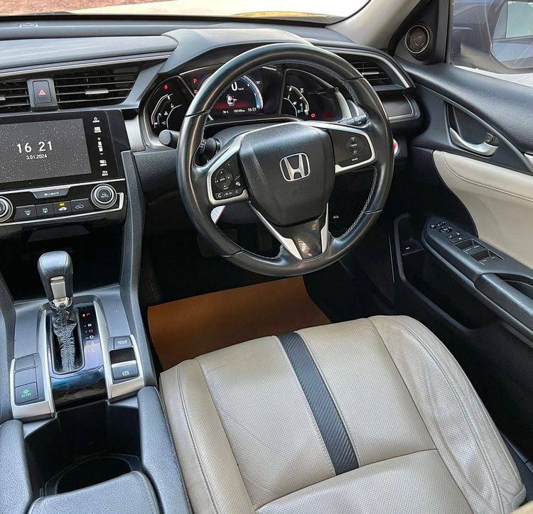 Honda Civic 2017 1.8 EL i-VTEC Sedan เบนซิน ไม่ติดแก๊ส เกียร์อัตโนมัติ เทา รูปที่ 2