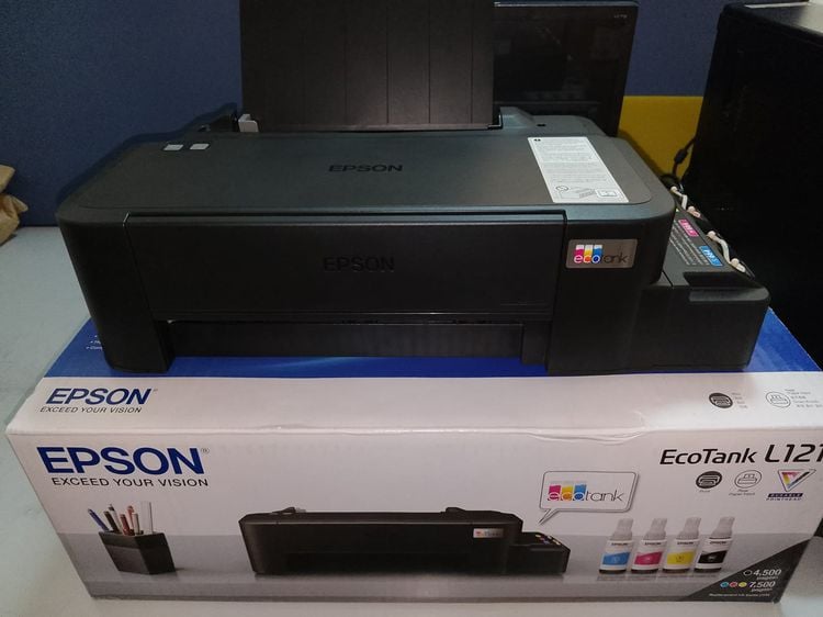 เครื่องพิมพ์ Epson L121 ปริ้น สี ขาวดำ ภาพถ่าย เอกสาร มีประกันศูนย์ รูปที่ 1
