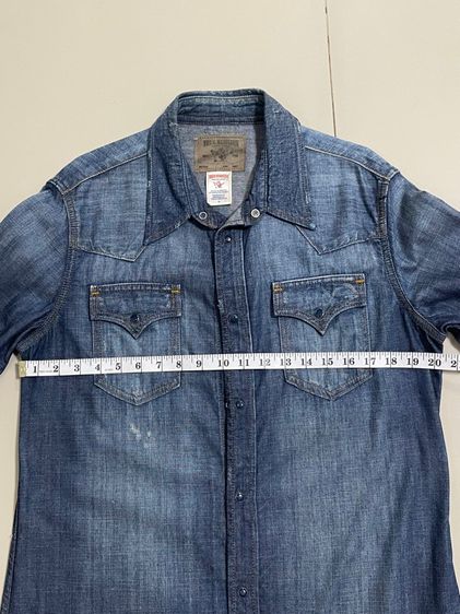 เสื้อเชิ้ตยีนส์บาง TRUE RELIGION รูปที่ 13