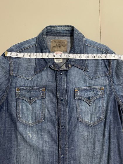เสื้อเชิ้ตยีนส์บาง TRUE RELIGION รูปที่ 12
