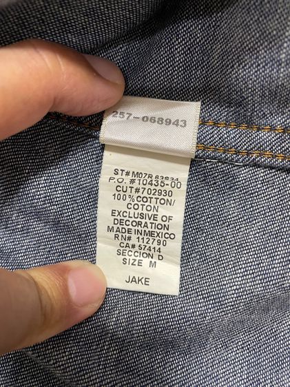 เสื้อเชิ้ตยีนส์บาง TRUE RELIGION รูปที่ 10