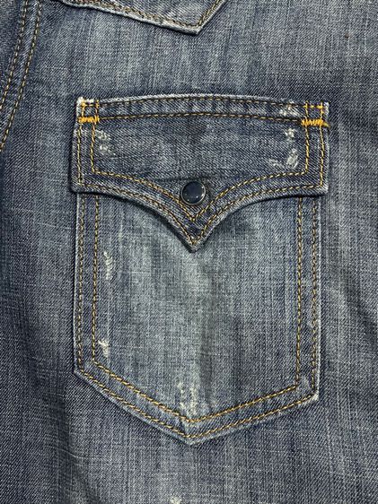 เสื้อเชิ้ตยีนส์บาง TRUE RELIGION รูปที่ 7