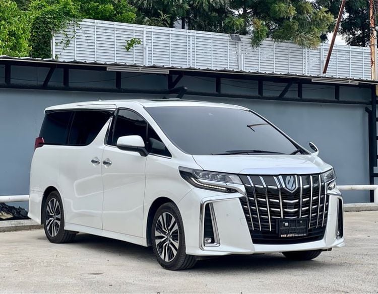 Toyota Alphard 2020 2.5 S C-Package Van เบนซิน เกียร์อัตโนมัติ ขาว