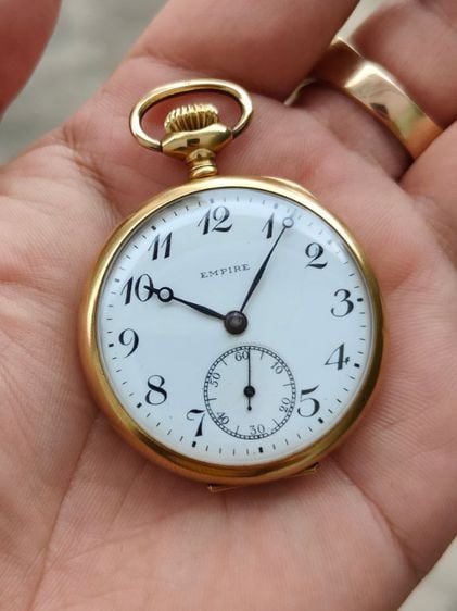 นาฬิกาพกโบราณ EMPIRE Pocket watch 18k Solid Gold 