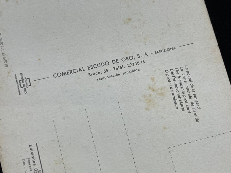 โปสการ์ด โบราณเก่าสะสมA10 รูปที่ 3