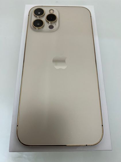 ขาย iPhone 12 Pro Max 256gb สีทอง ศูนย์ไทย สภาพสวย จอแท้ แบตแท้ กล้องไม่ดวง ไม่รา สแกนใบหน้าได้ รีเซ็ตได้ ไม่ตืดไอคราว อุปกรณ์ครบ 