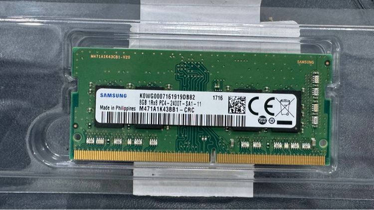 ที่เก็บข้อมูลและเมมโมรี่การ์ด DDR4 2400MHz 8 GB