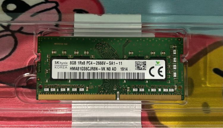 ที่เก็บข้อมูลและเมมโมรี่การ์ด RAM DDR4 bus2666