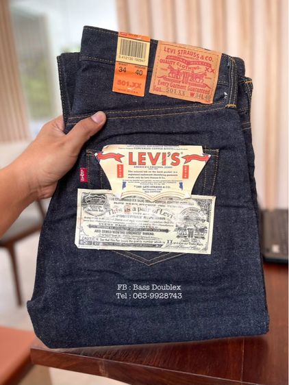 ยีนส์ Levi's LVC 1955 501xx ริมแดง กระดุม 555 MADE IN USA