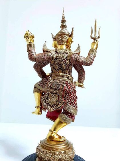 พระพิฆเนศเอกทันตะ เนื้อบรอนซ์ กายทอง สูง6นิ้ว 7นิ้วรวมฐาน สร้างเพียง79องค์ หมายเลขที่๑๑ รูปที่ 7