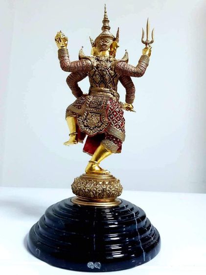 พระพิฆเนศเอกทันตะ เนื้อบรอนซ์ กายทอง สูง6นิ้ว 7นิ้วรวมฐาน สร้างเพียง79องค์ หมายเลขที่๑๑ รูปที่ 6