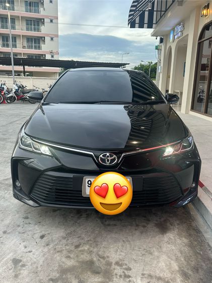 Toyota Corolla 2019 1.6 Sedan เบนซิน ไม่ติดแก๊ส เกียร์อัตโนมัติ ดำ รูปที่ 1
