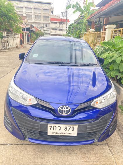 Toyota Yaris ATIV 2018 1.2 E Sedan เบนซิน ไม่ติดแก๊ส เกียร์อัตโนมัติ น้ำเงิน รูปที่ 1