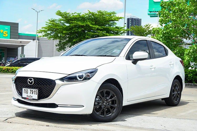 รถ Mazda Mazda 2 1.3 Skyactiv-G S Leather Sedan สี ขาว