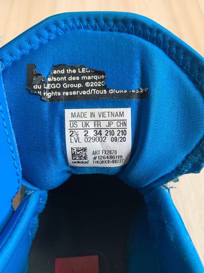 adidas LEGO Sport รองเท้าเด็ก สภาพใหม่มาก  รูปที่ 10