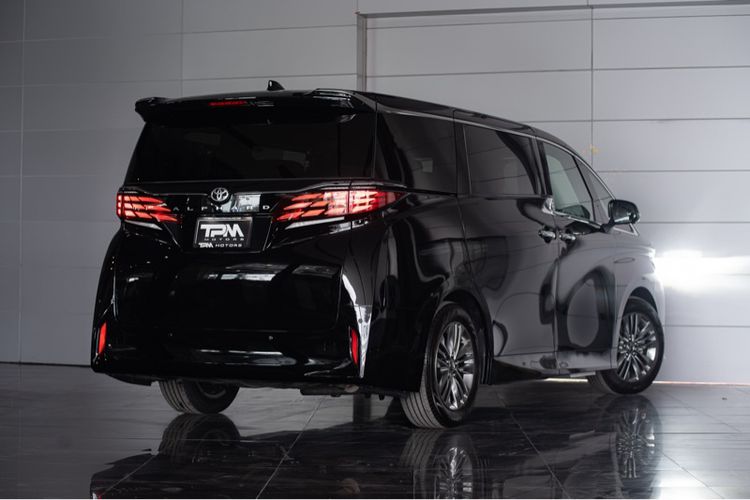 Toyota Alphard 2024 2.5 Van เบนซิน ไม่ติดแก๊ส เกียร์อัตโนมัติ ดำ รูปที่ 2