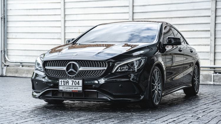Mercedes-Benz CLA-Class 2018 CLA250 AMG Sedan เบนซิน ไม่ติดแก๊ส เกียร์อัตโนมัติ ดำ รูปที่ 3