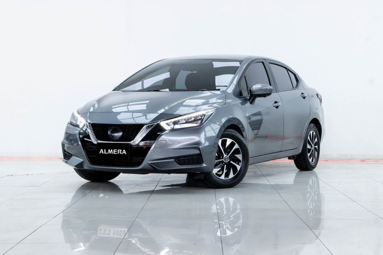 Nissan Almera 2022 1.0 V Sedan เบนซิน ไม่ติดแก๊ส เกียร์อัตโนมัติ เทา รูปที่ 4