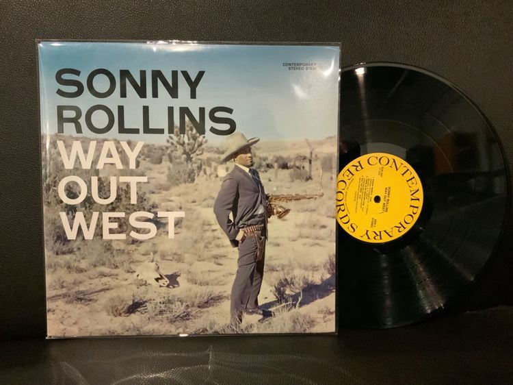 ภาษาอังกฤษ ขายแผ่นเสียงแจ๊สสามัญประจำบ้าน Jazz Lp บันทึกเยี่ยม เล่นดี ห้าดาวทุกสำนัก Sonny Rollins Way Out West 1988 USA 🇺🇸 ส่งฟรี