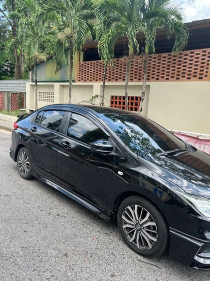 Honda City 2018 1.5 V Sedan เบนซิน ไม่ติดแก๊ส เกียร์อัตโนมัติ ดำ รูปที่ 4