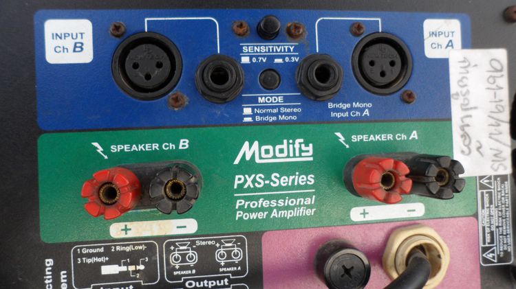 เพาเวอร์แอมป์ MODIFY PXS-2200  รูปที่ 2