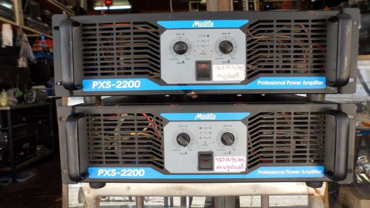 เพาเวอร์แอมป์ MODIFY PXS-2200 จำนวน 2 ตัว  