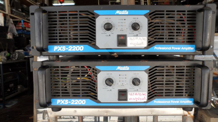 เพาเวอร์แอมป์ MODIFY PXS-2200 จำนวน 2 ตัว   รูปที่ 5