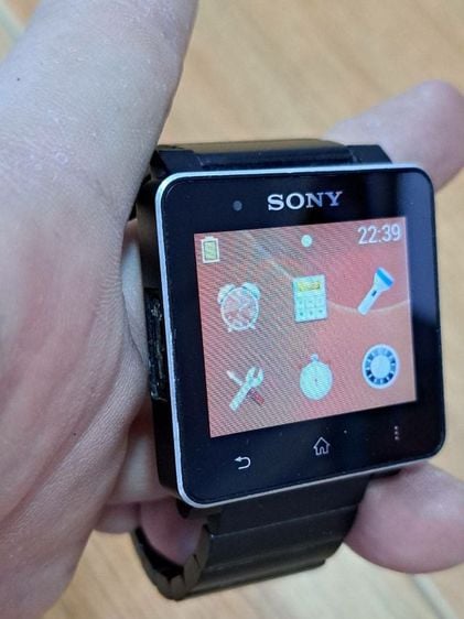 โลหะ นาฬิกา smart watch Sony เลยเปิดติดงานได
