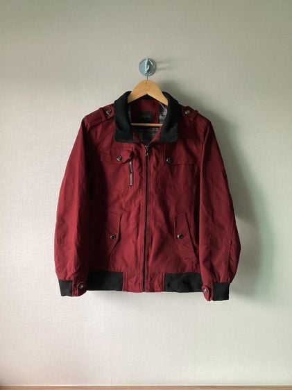 เสื้อแจ็คเก็ต | เสื้อคลุม แดง แขนยาว Yi jian mei casual Jacket