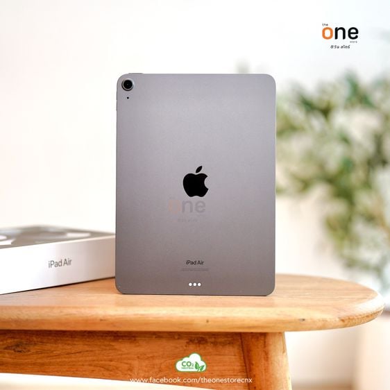 Apple 64 GB  iPad Air 5 64gb WiFi แบตเตอรี่  98 ประกันศูนย์ 20-7-2024 เครื่องใหม่มาก