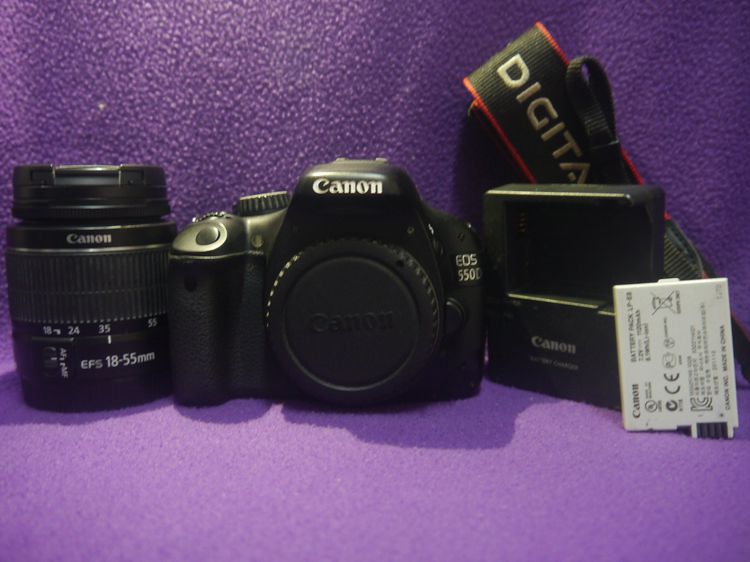 กล้อง DSLR ไม่กันน้ำ กล้อง Canon 550 + เลนส์