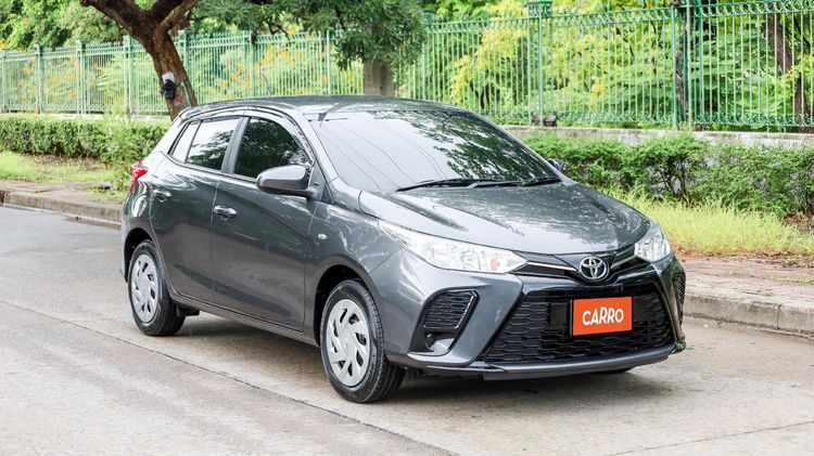 Toyota Yaris 2022 1.2 Entry Sedan เบนซิน ไม่ติดแก๊ส เกียร์อัตโนมัติ เทา รูปที่ 1