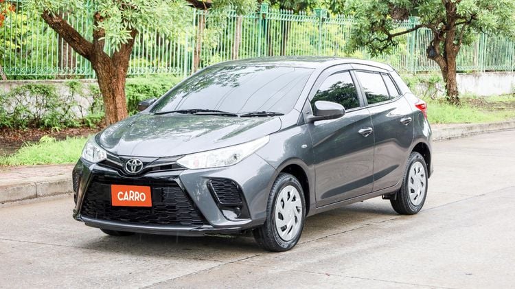 Toyota Yaris 2022 1.2 Entry Sedan เบนซิน ไม่ติดแก๊ส เกียร์อัตโนมัติ เทา รูปที่ 3