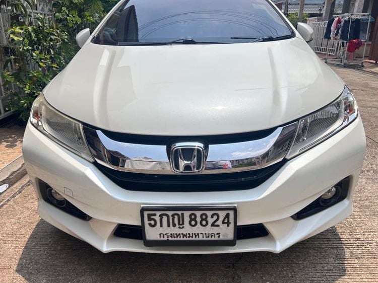 Honda City 2016 1.5 Sv Plus i-VTEC Sedan เบนซิน ไม่ติดแก๊ส เกียร์อัตโนมัติ ขาว