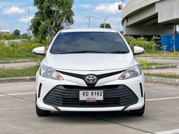 Toyota Vios 2019 1.5 J Sedan เบนซิน ไม่ติดแก๊ส เกียร์อัตโนมัติ ขาว รูปที่ 2