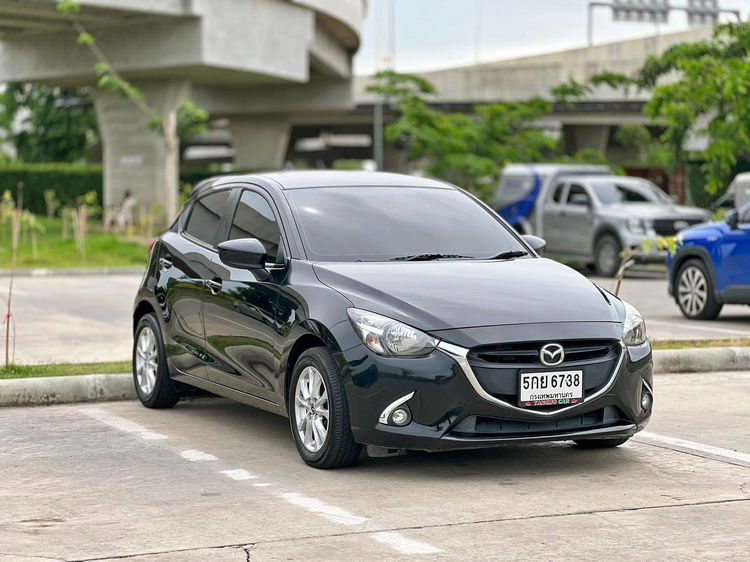 Mazda Mazda 2 2015 1.5 XD Sports Sedan ดีเซล ไม่ติดแก๊ส เกียร์อัตโนมัติ ดำ